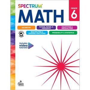 Spectrum Math Workbook, Grade 6 -- Spectrum